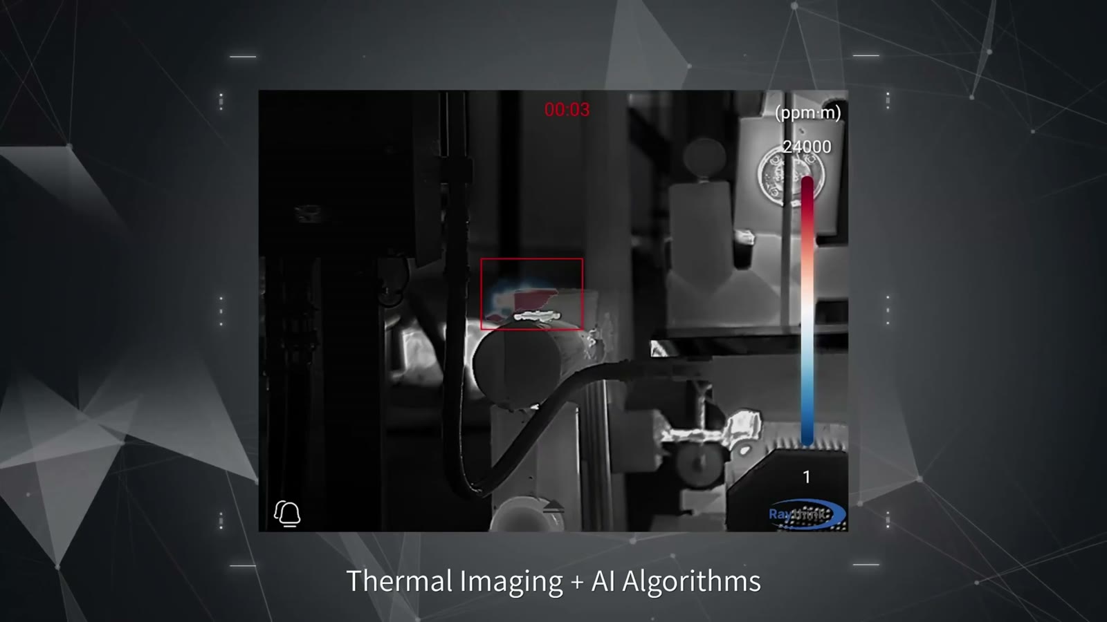 Thermal imaging application shown in the supplier film