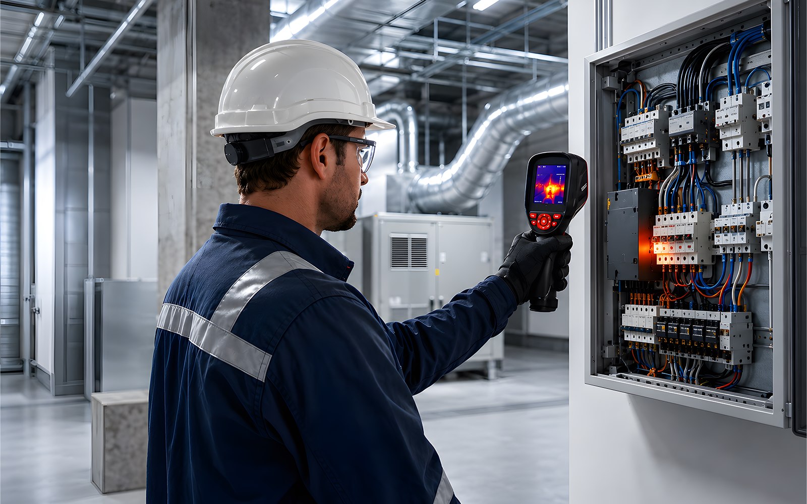RCX100 thermal imaging camera used for electrical inspection